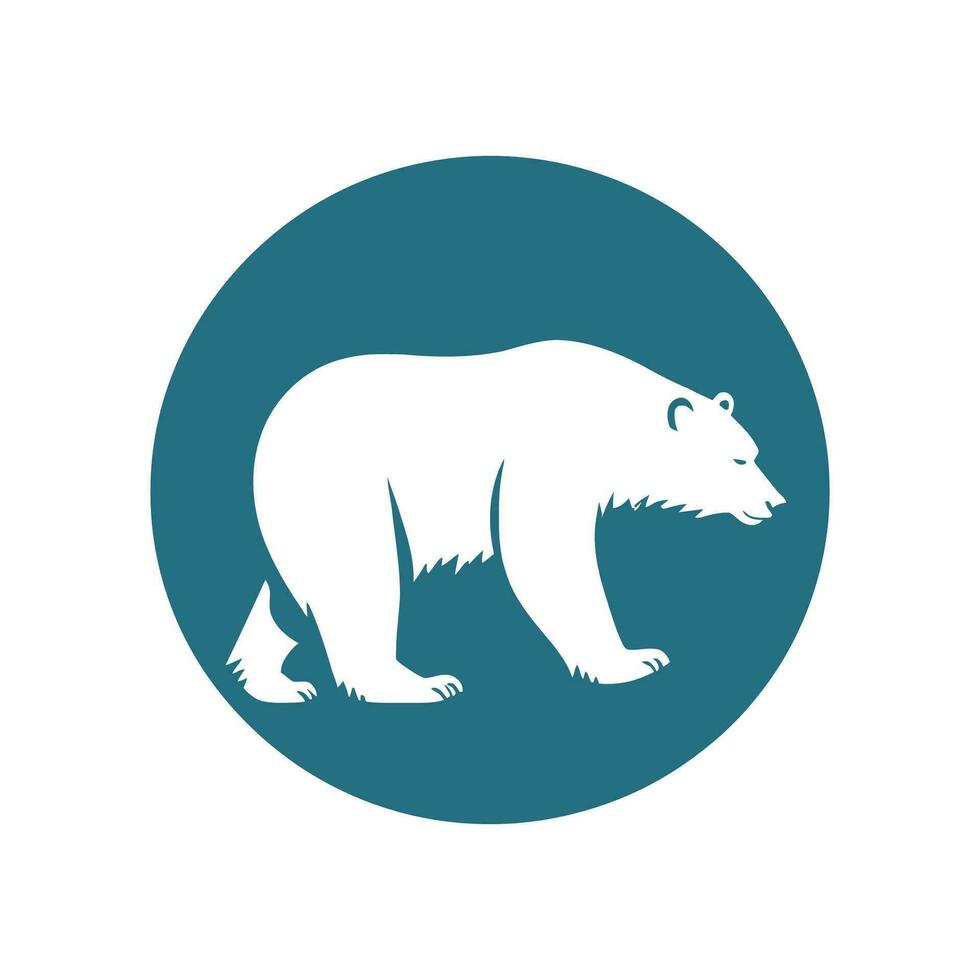 Animal Bear Logo Illustration Vector Design Template