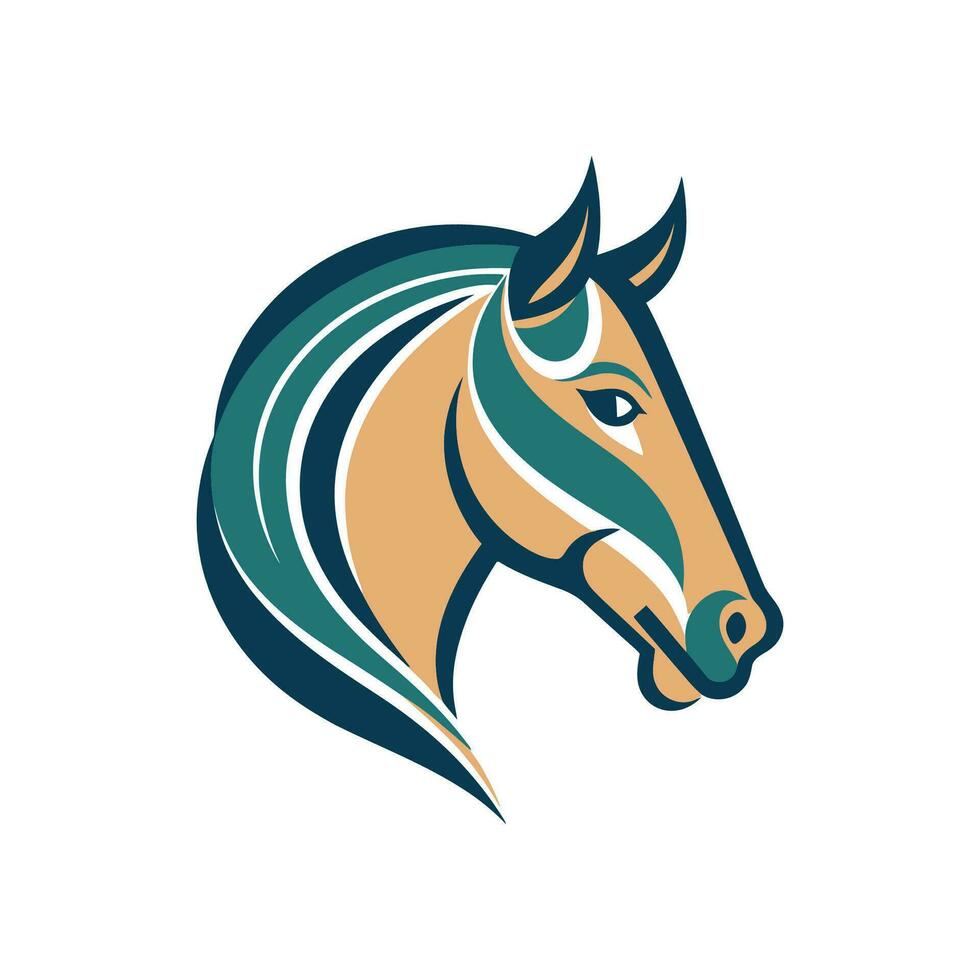 Horse Animal Logo Illustration Vector Design Template