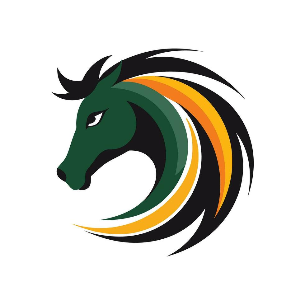 Horse Animal Logo Illustration Vector Design Template