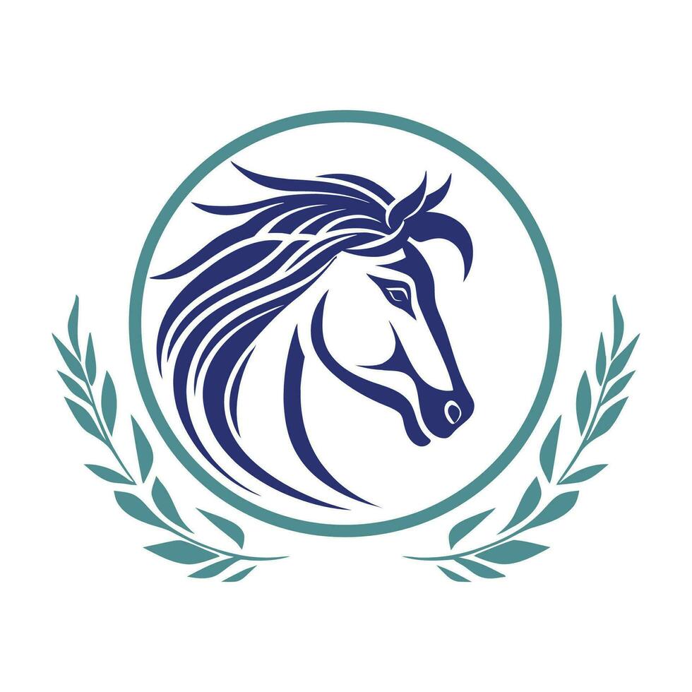 Horse Animal Logo Illustration Vector Design Template