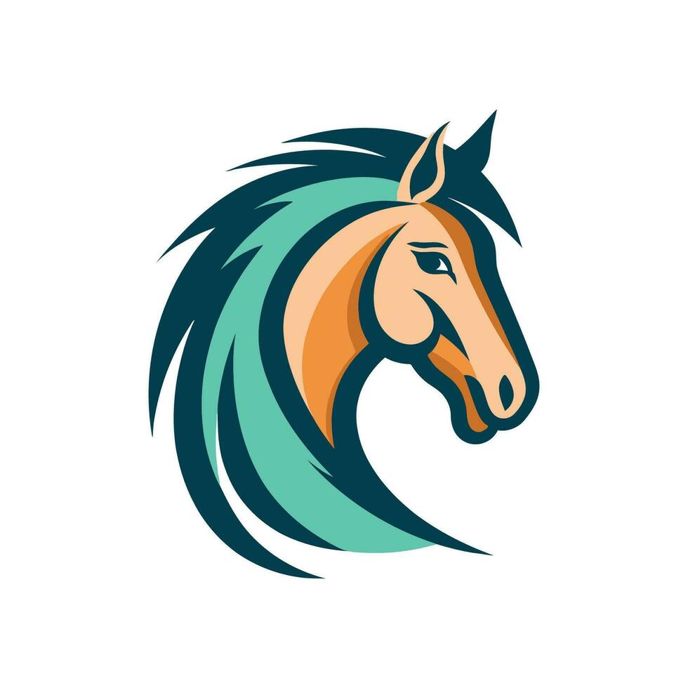 Horse Animal Logo Illustration Vector Design Template