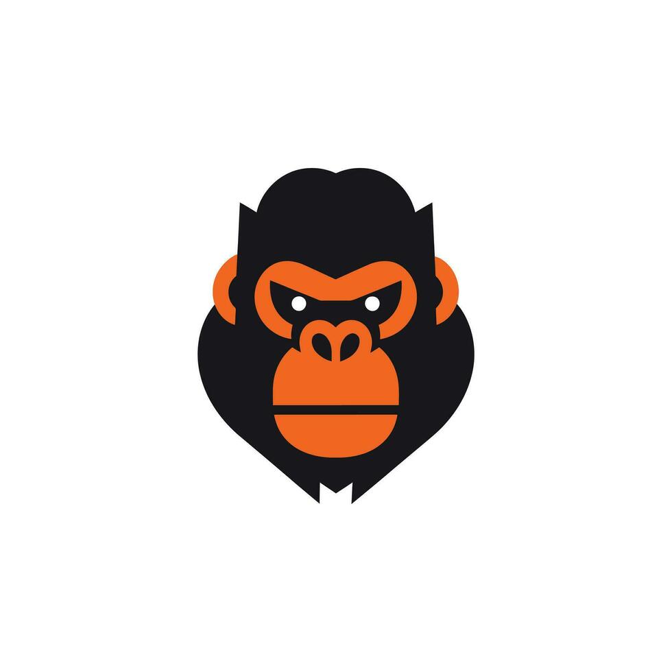 GORILLA MASCOT VECTOR LOGO ILLUSTRATION