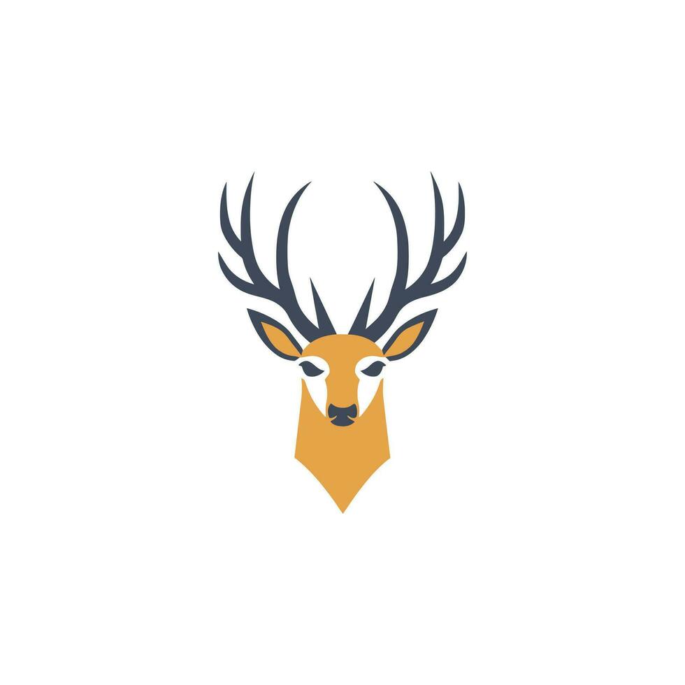 Deer Logo Illustration Vector Design Template