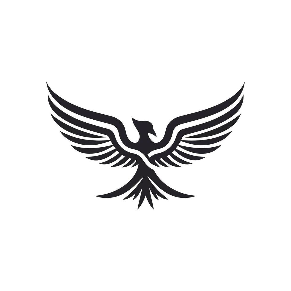 Falcon, Eagle, Hawk Bird Logo Illustration Vector Design