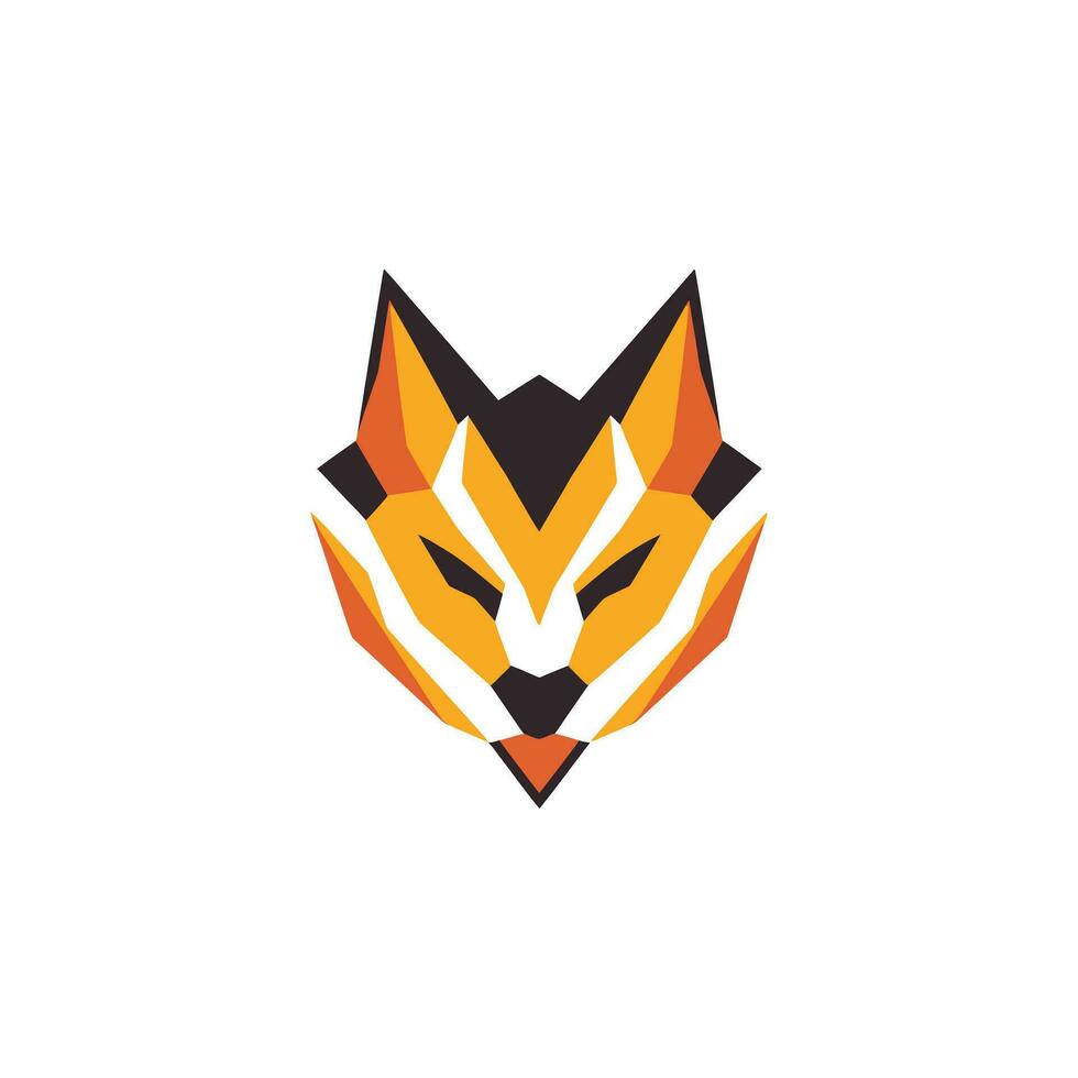 Fox Head Logo Mascot Vector Design Illustration.