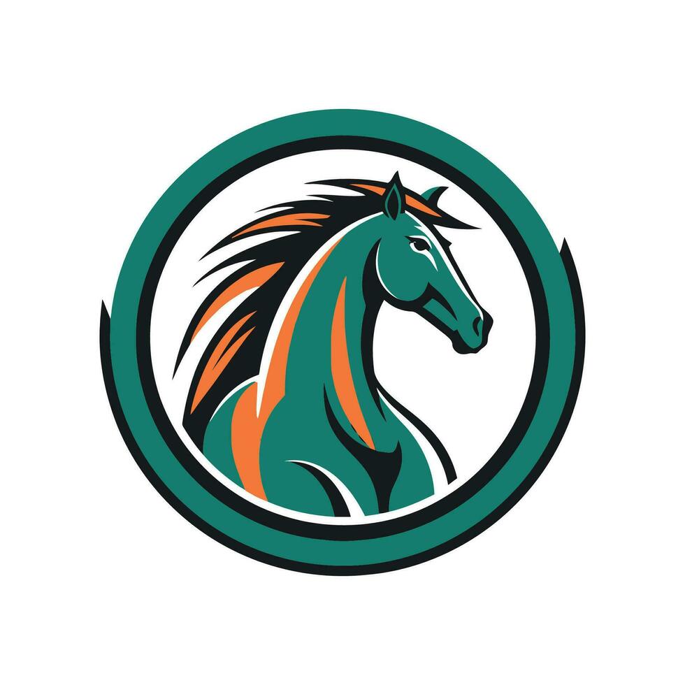 Horse Animal Logo Illustration Vector Design Template