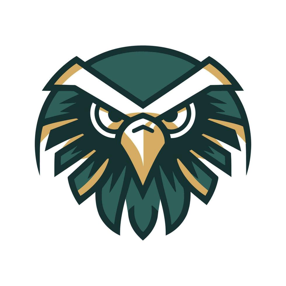 Falcon, Eagle, Hawk Bird Logo Illustration Vector Design