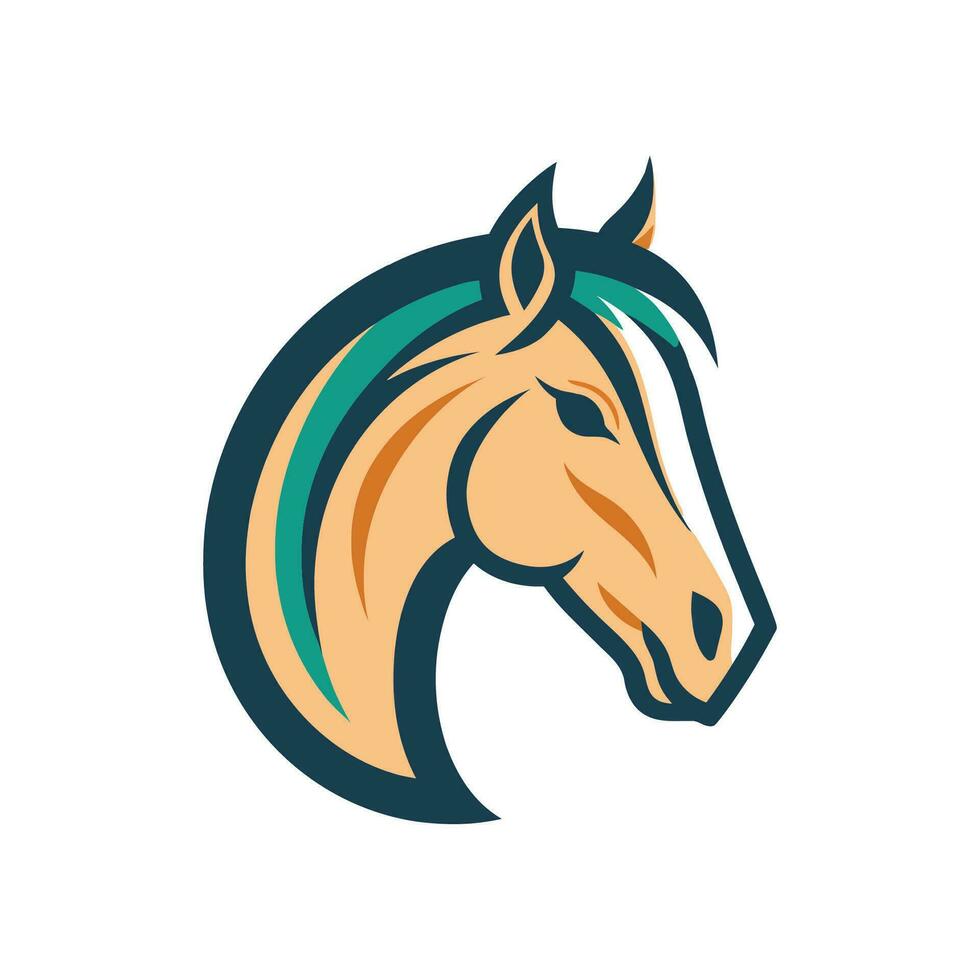 Horse Animal Logo Illustration Vector Design Template