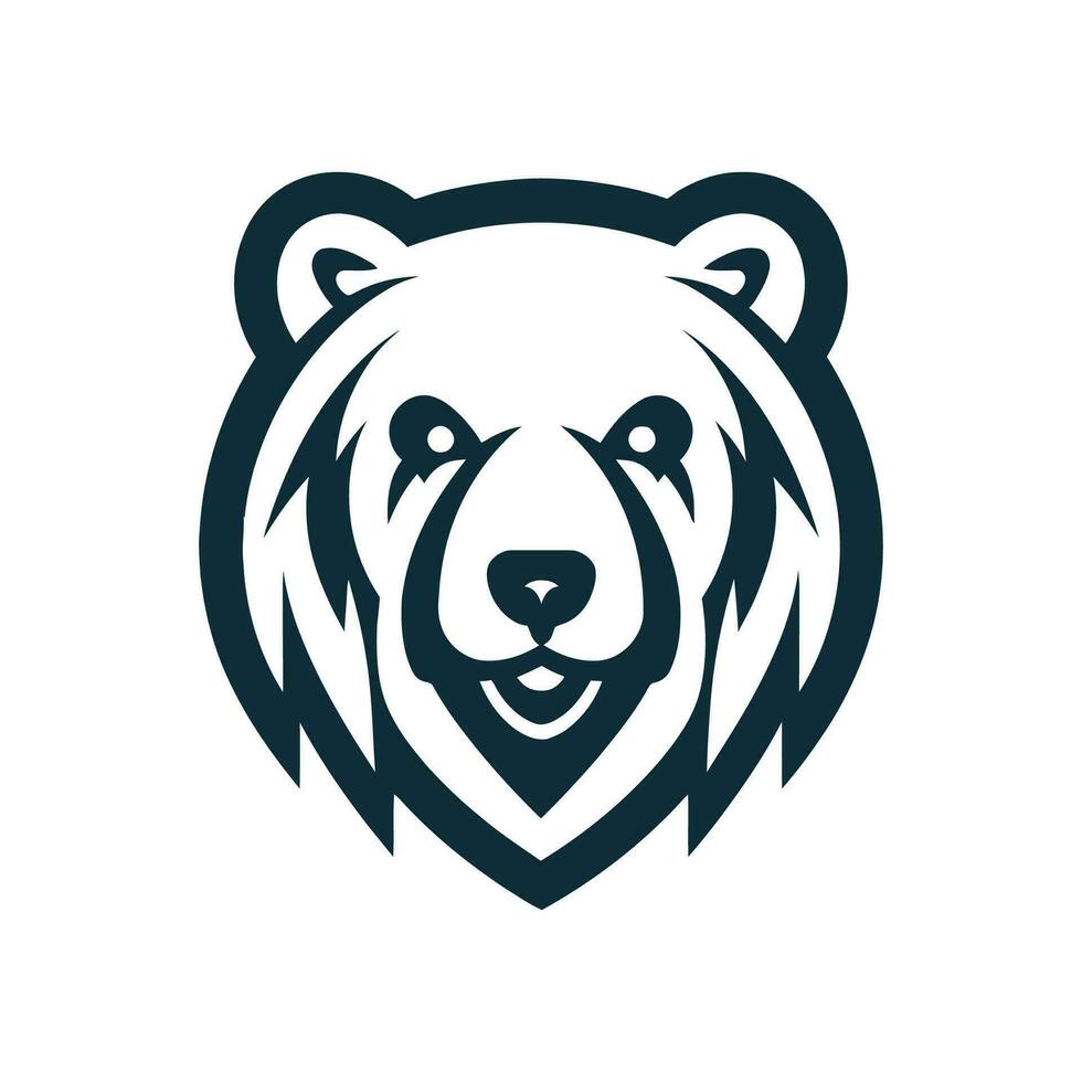 Animal Bear Logo Illustration Vector Design Template