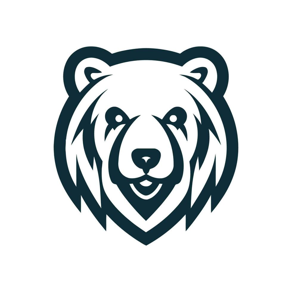 Animal Bear Logo Illustration Vector Design Template