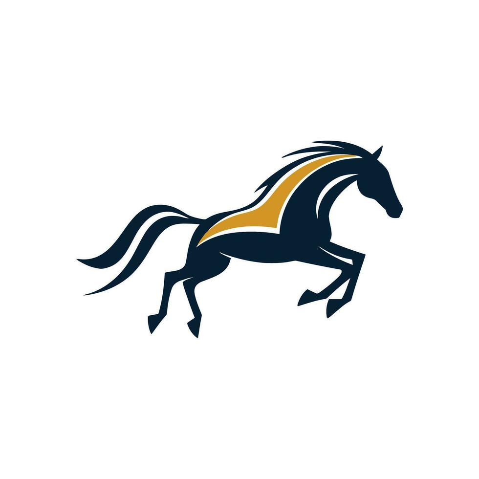 Horse Animal Logo Illustration Vector Design Template