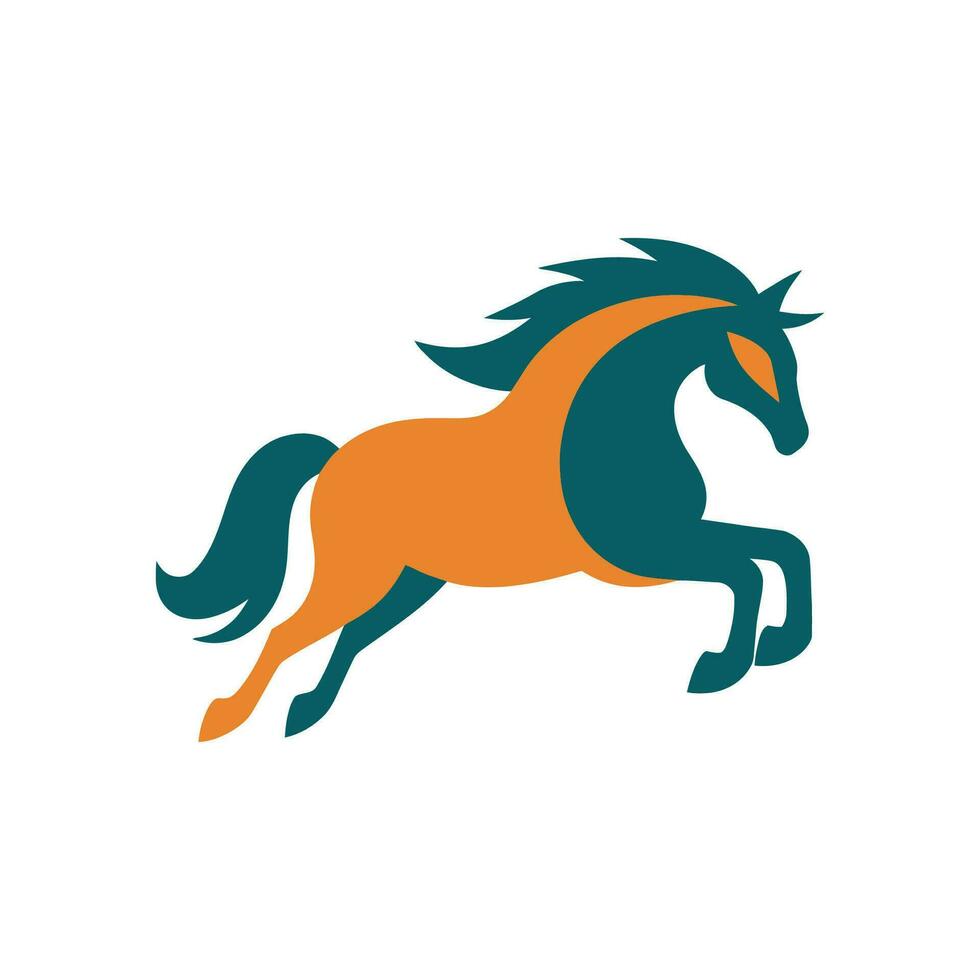 Horse Animal Logo Illustration Vector Design Template