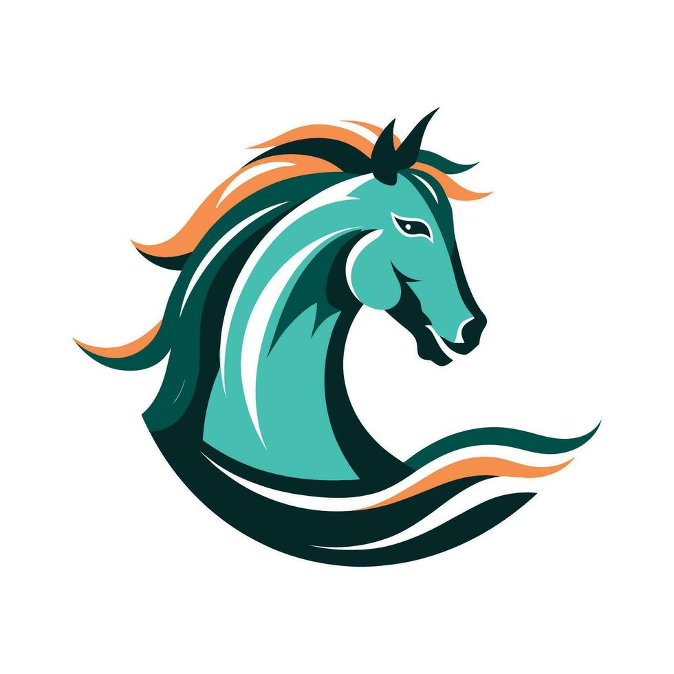 Horse Animal Logo Illustration Vector Design Template