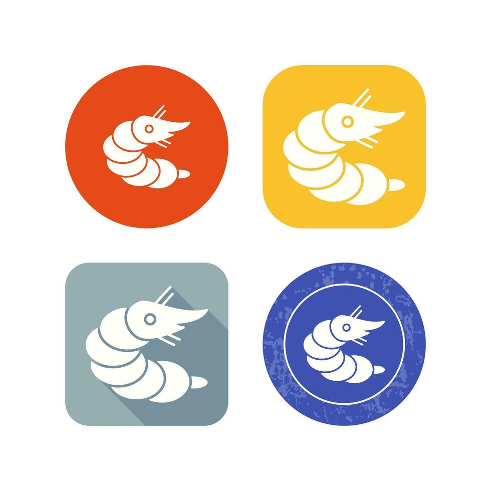 Shrimp Vector Icon