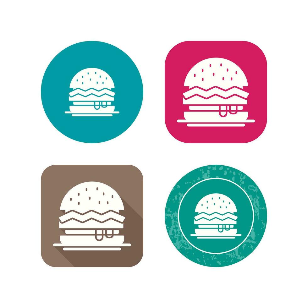 icono de vector de hamburguesa