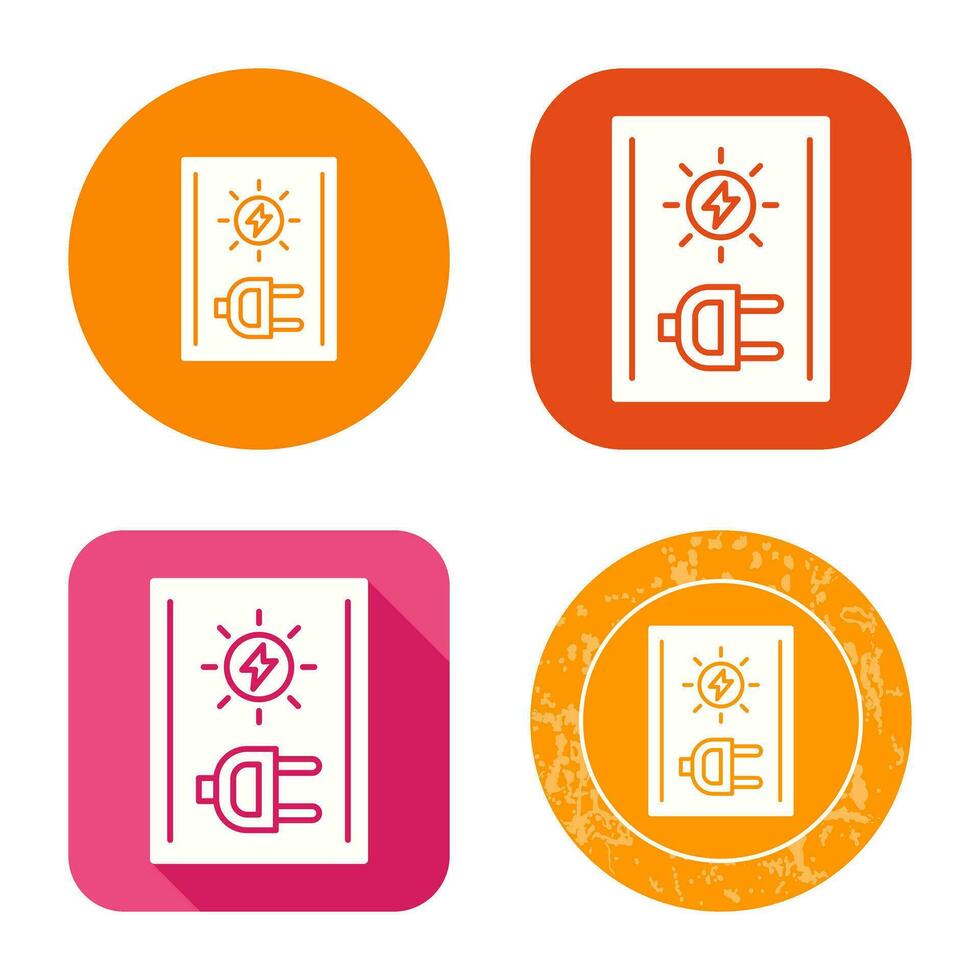 Electricity Vector Icon