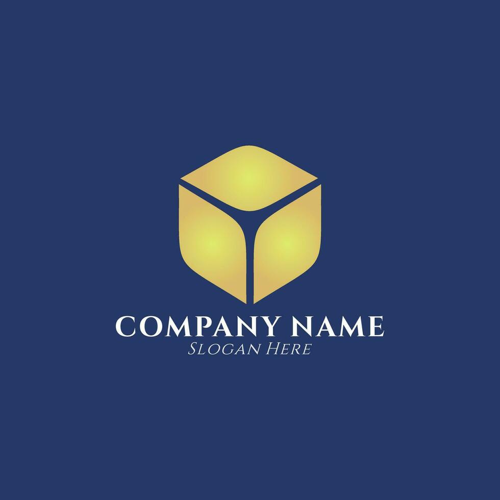 logo box concept vector design illustration