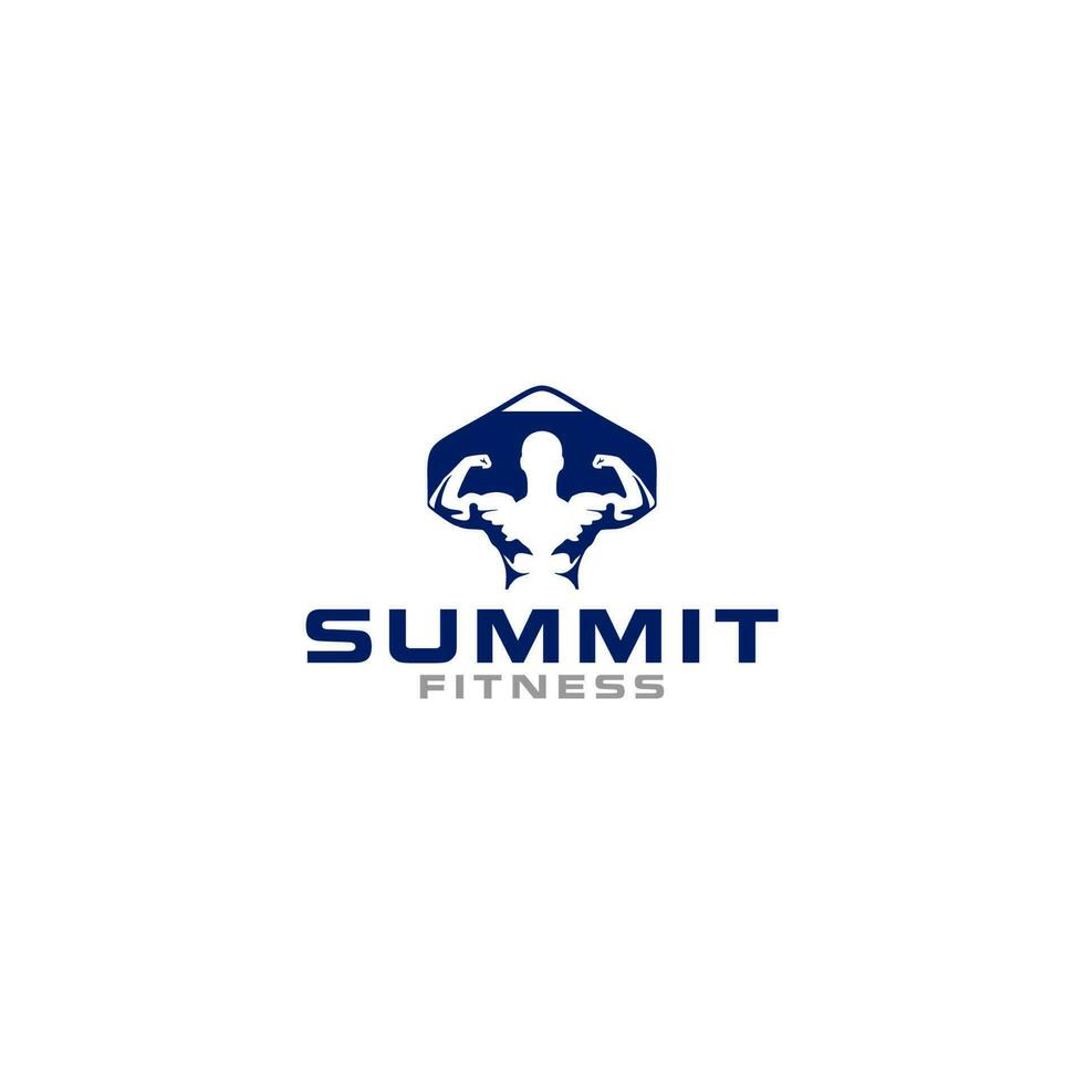 Summit Fitness Logo Design Vector