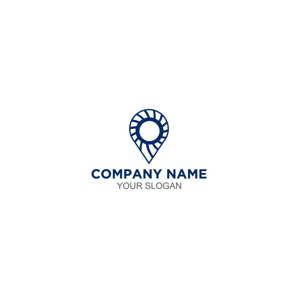 Natural Location Logo Design Vector