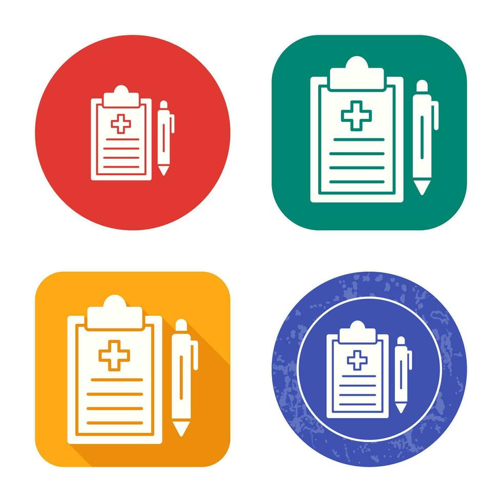 Medical Record Vector Icon