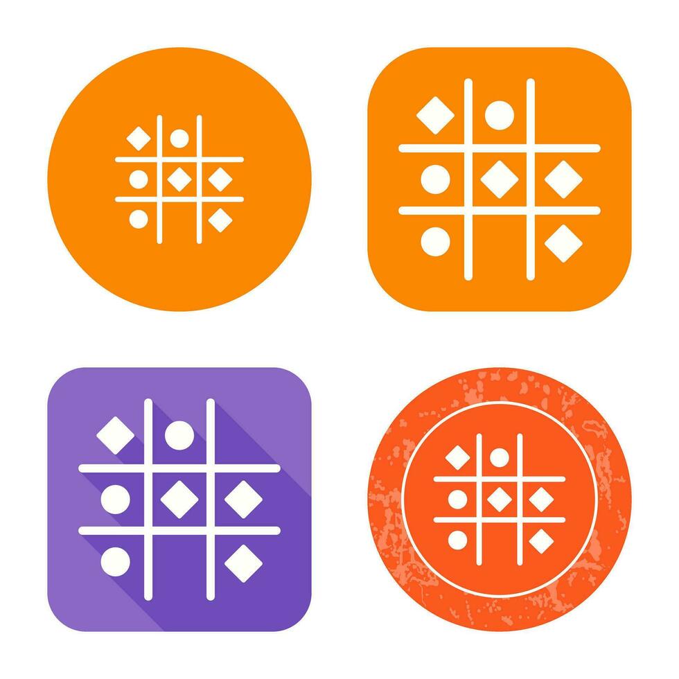 Tic Tac Toe Vector Icon