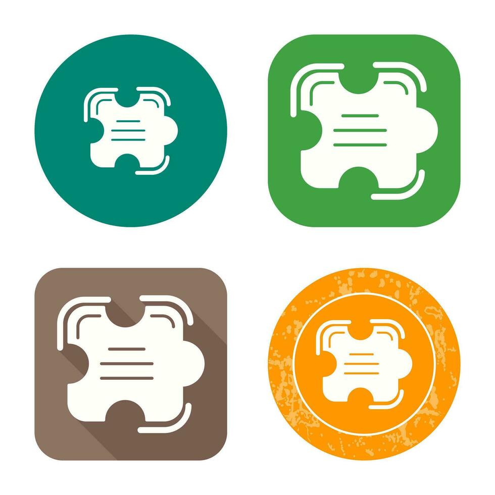 Puzzle Vector Icon