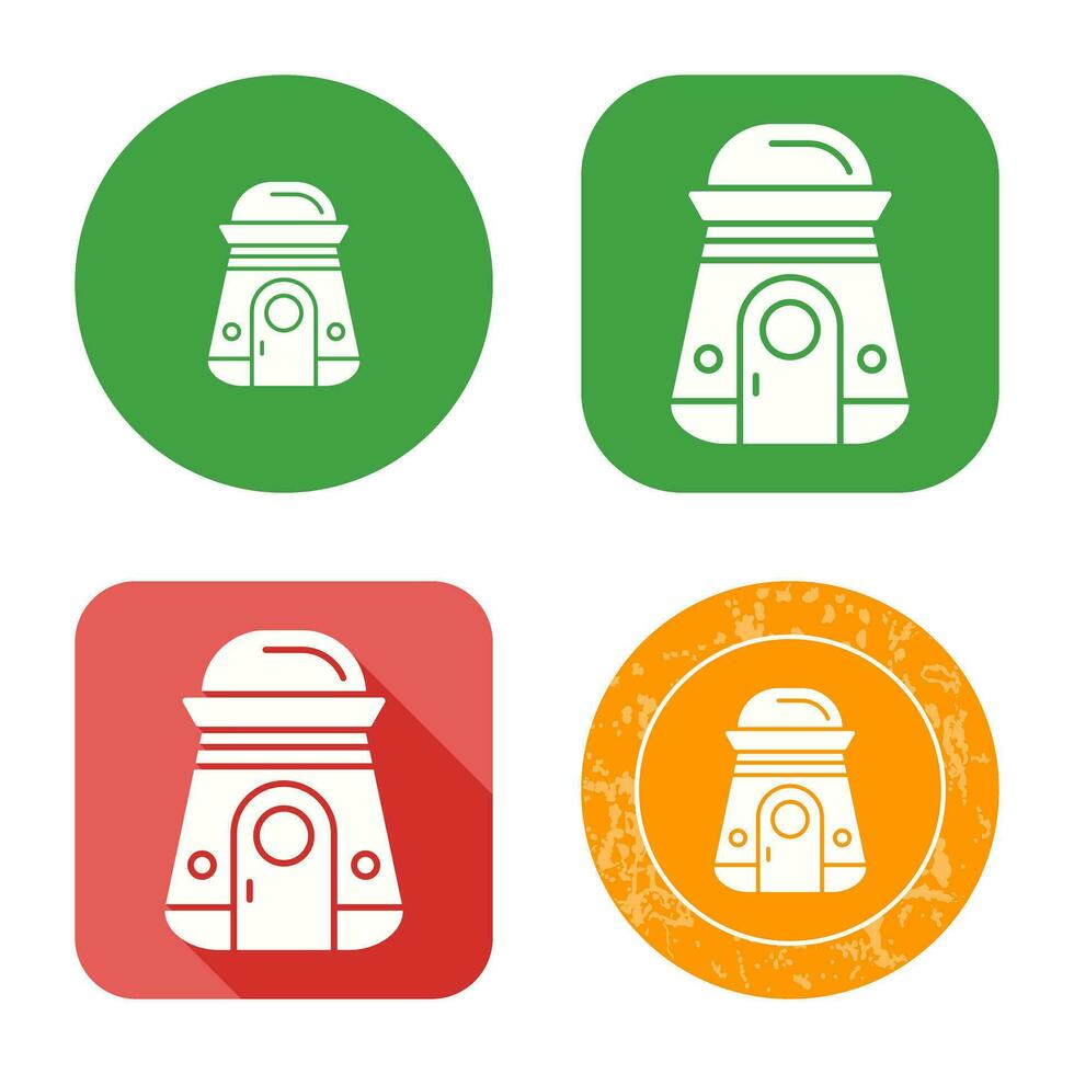Space Capsule Vector Icon