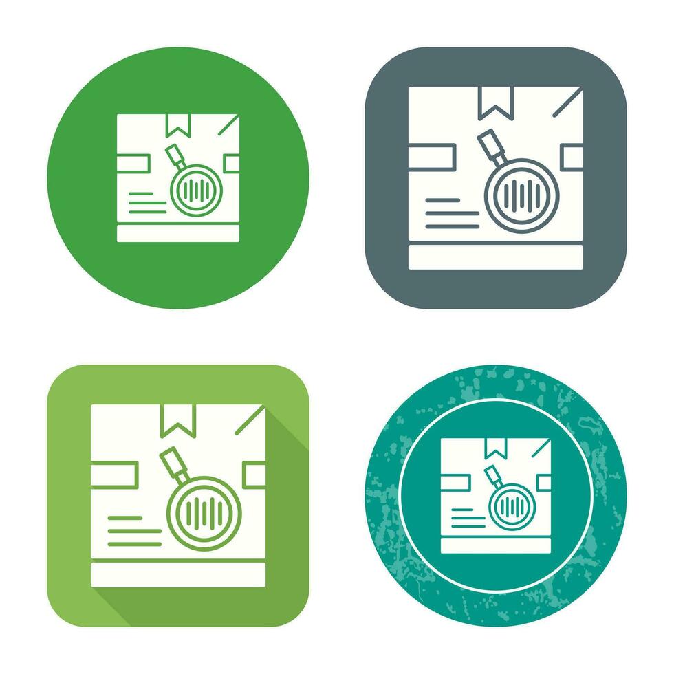 Tracking Code Vector Icon