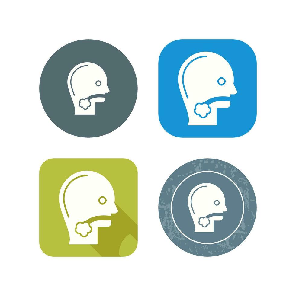 Throat Cancer Vector Icon