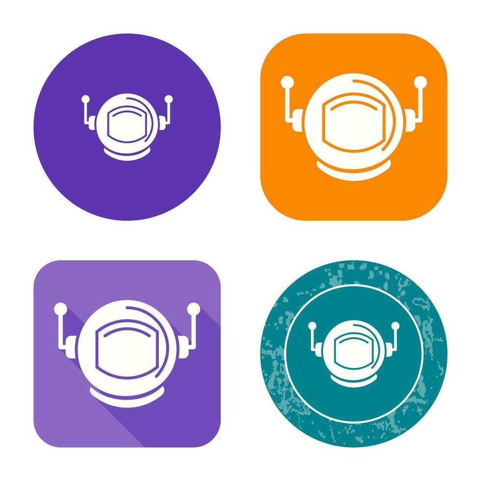 Astronaut Helmate Vector Icon