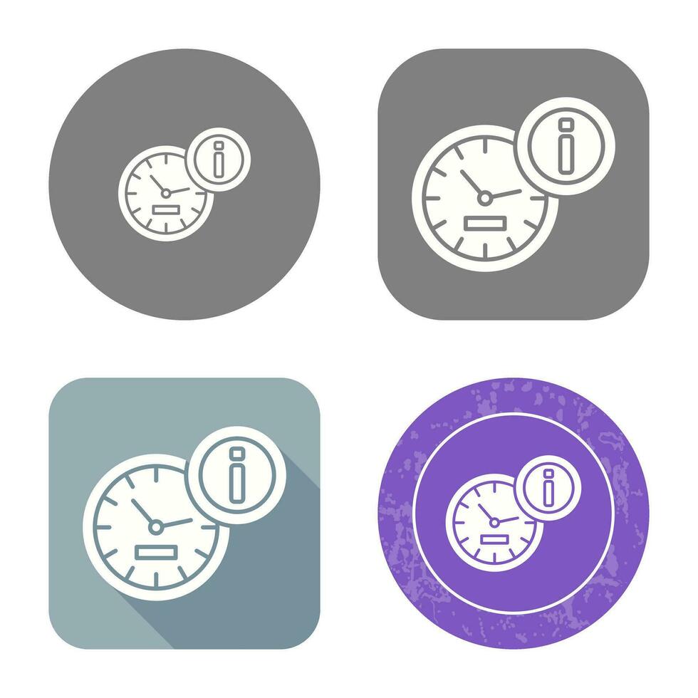 Clock Vector Icon