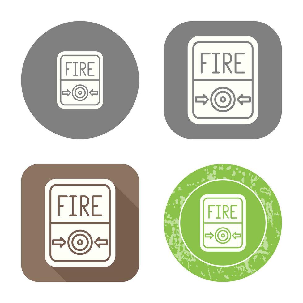 Fire Button Vector Icon