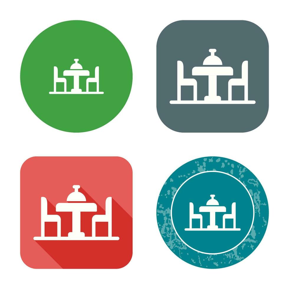 Dinning Table Vector Icon