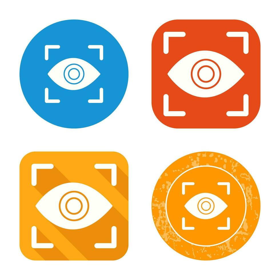 Eye Scan Vector Icon