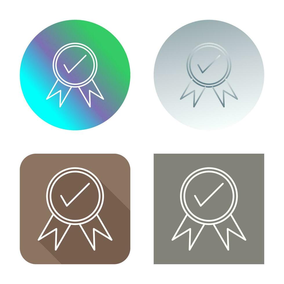 Unique Quality Control Vector Icon