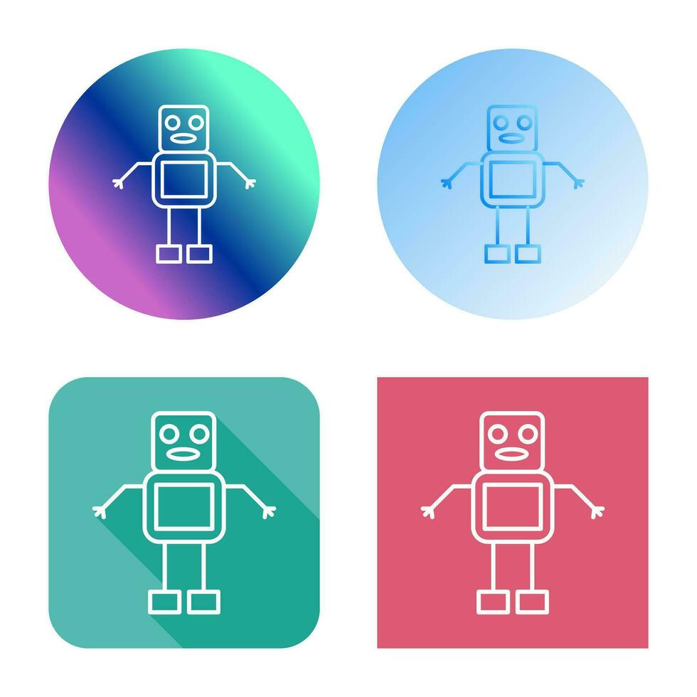 Unique Robot Vector Icon