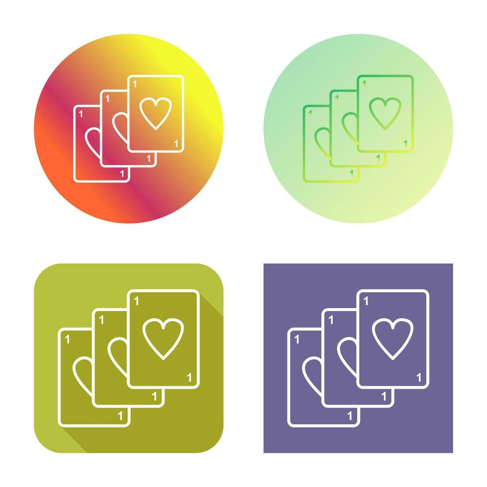 Unique Deck of Cards Vector Icon