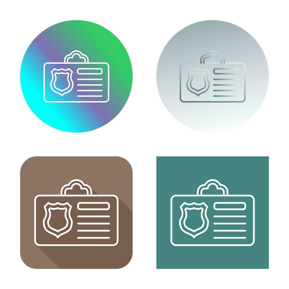 Id Card Vector Icon