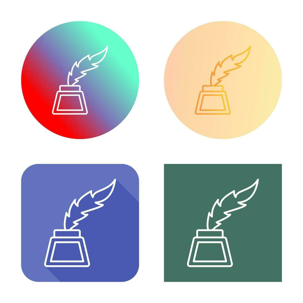 Inkwell Vector Icon