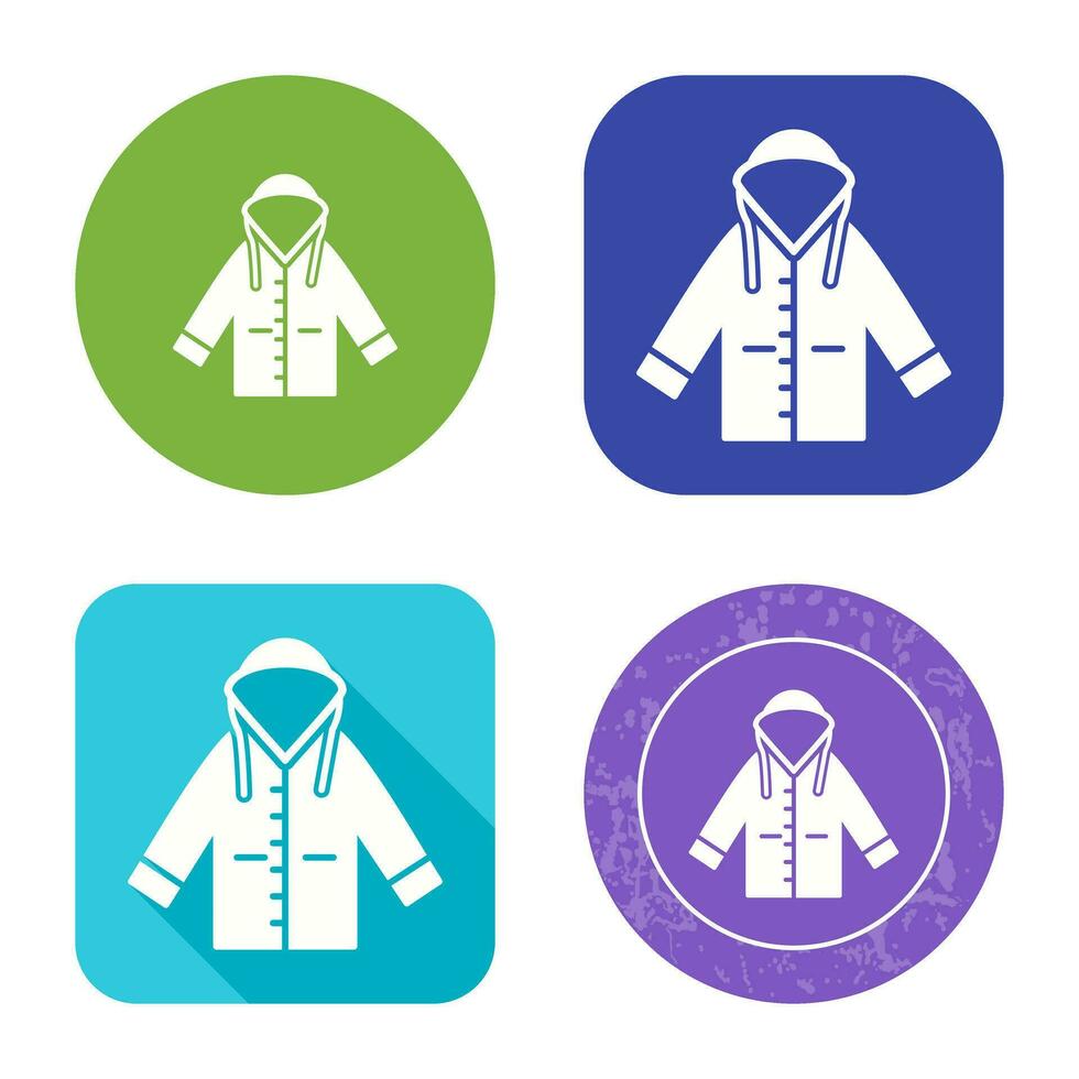 Raincoat Vector Icon
