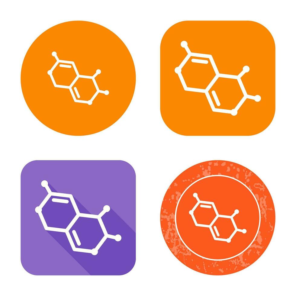 icono de vector de molécula