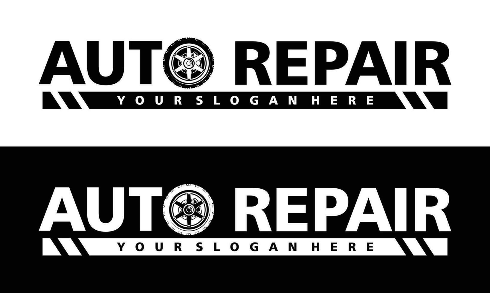 car logo, garage, service, parts. auto parts auto repair logo illustration vector