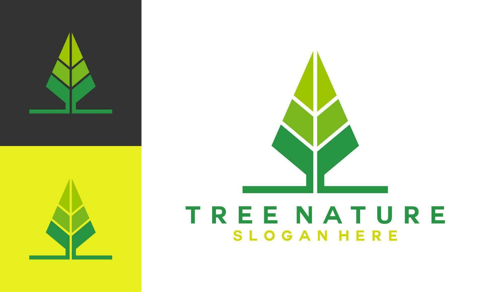 abctract tree nature logo vektor. tree icon logo illustration. vector