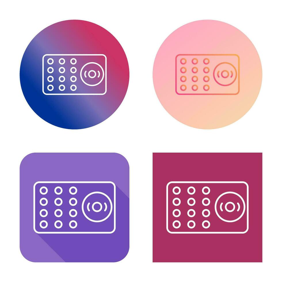 Unique Ring Alarm Vector Icon