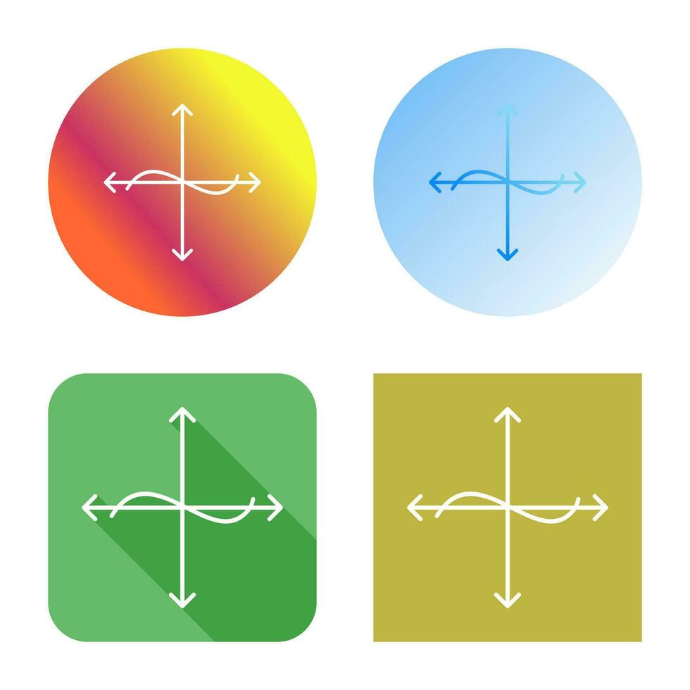 Unique Graph Vector Icon