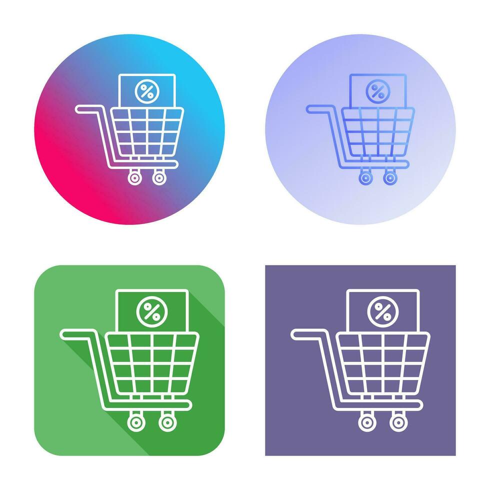 Shopping Tax Vector Icon