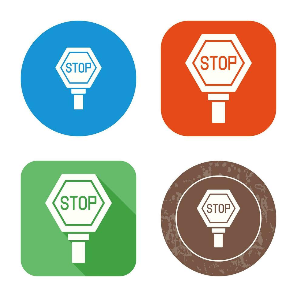 Stop Sign Vector Icon