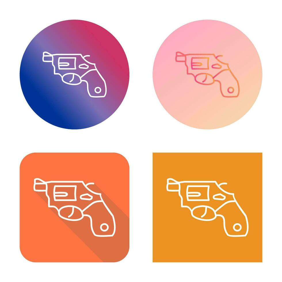 Unique Revolver Vector Icon