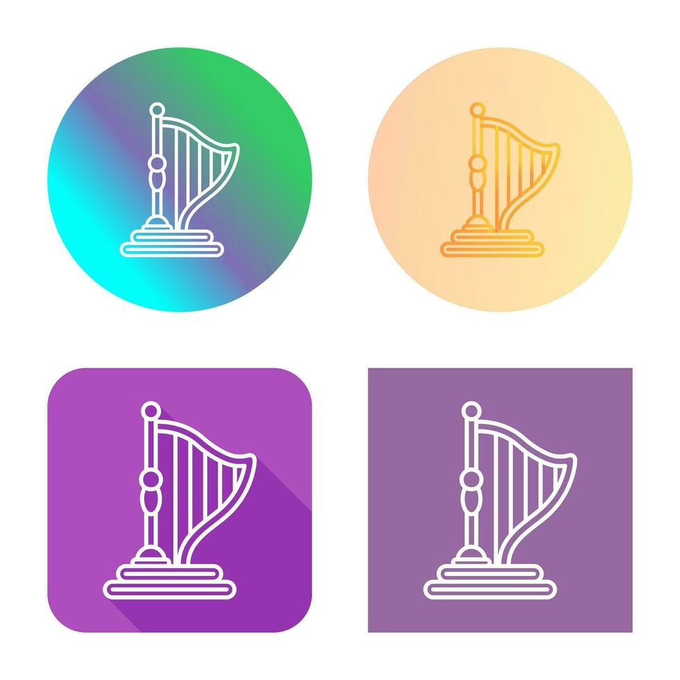 Harp Vector Icon