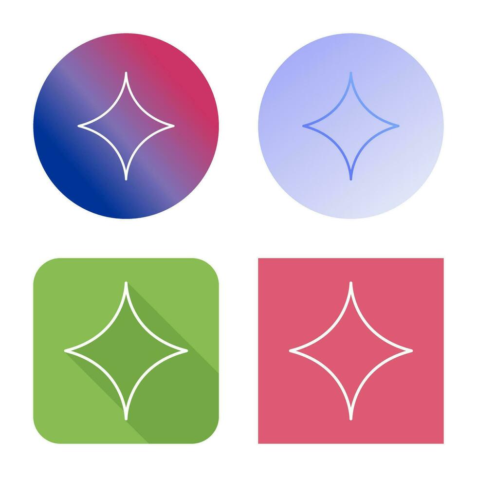 Unique Diamond Vector Icon